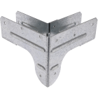 Simpson Strong-Tie ZMAX Rigid Tie 18 ga Steel Corner Post Connector Image 1