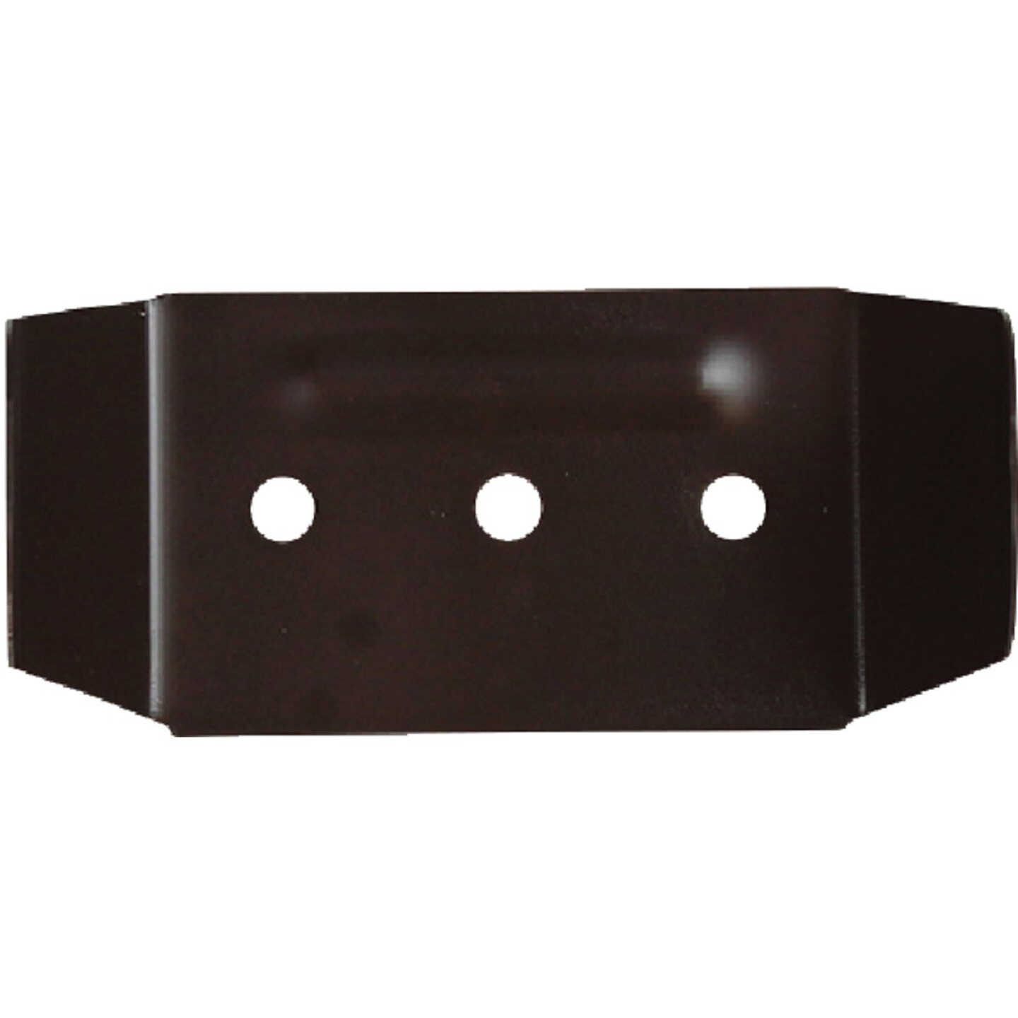 Spectra Metals 2 In. x 3 In. Brown Aluminum Downspout Clip Image 1