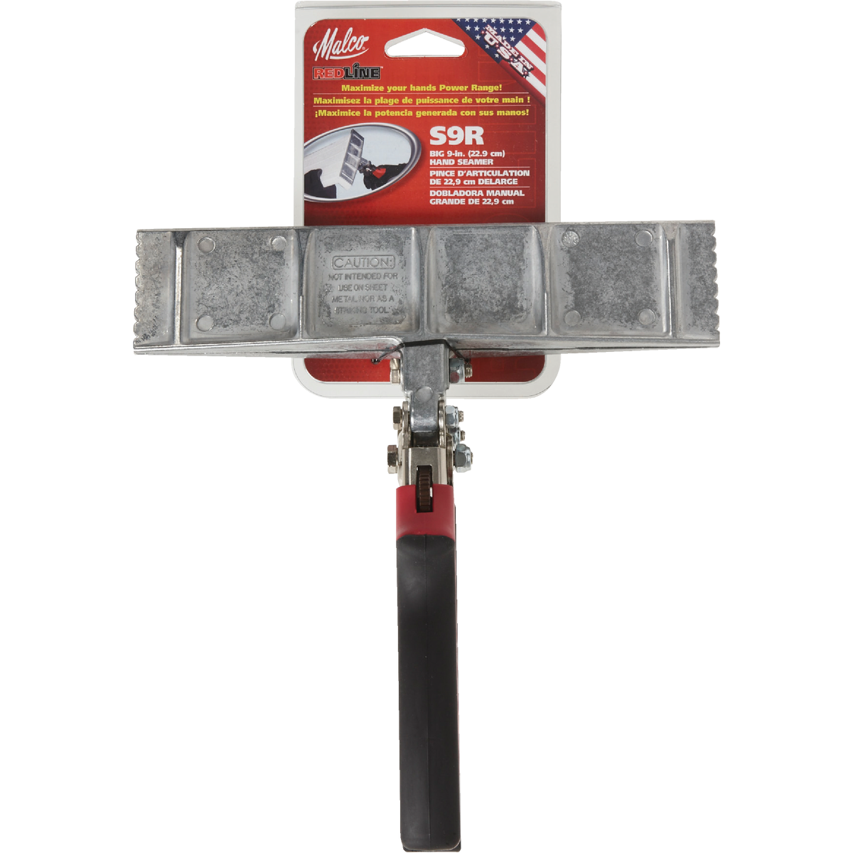 Malco 9 In. Seamer with Cast Zinc Jaws Image 2