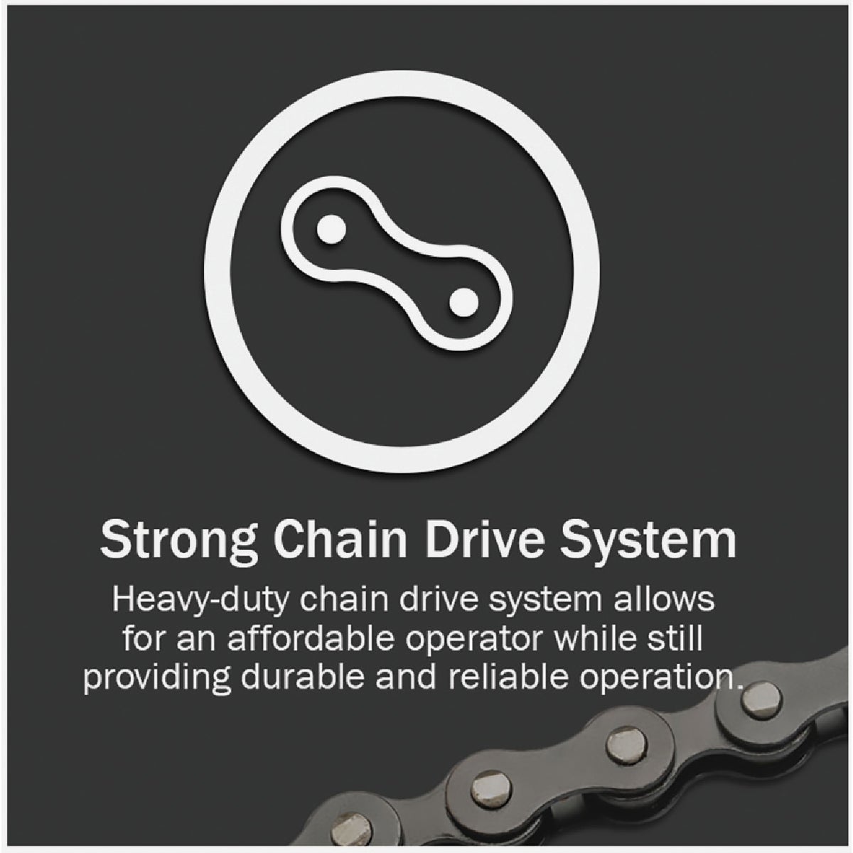 Genie 8 Ft. Chain Drive Rail Extension Kit Image 2