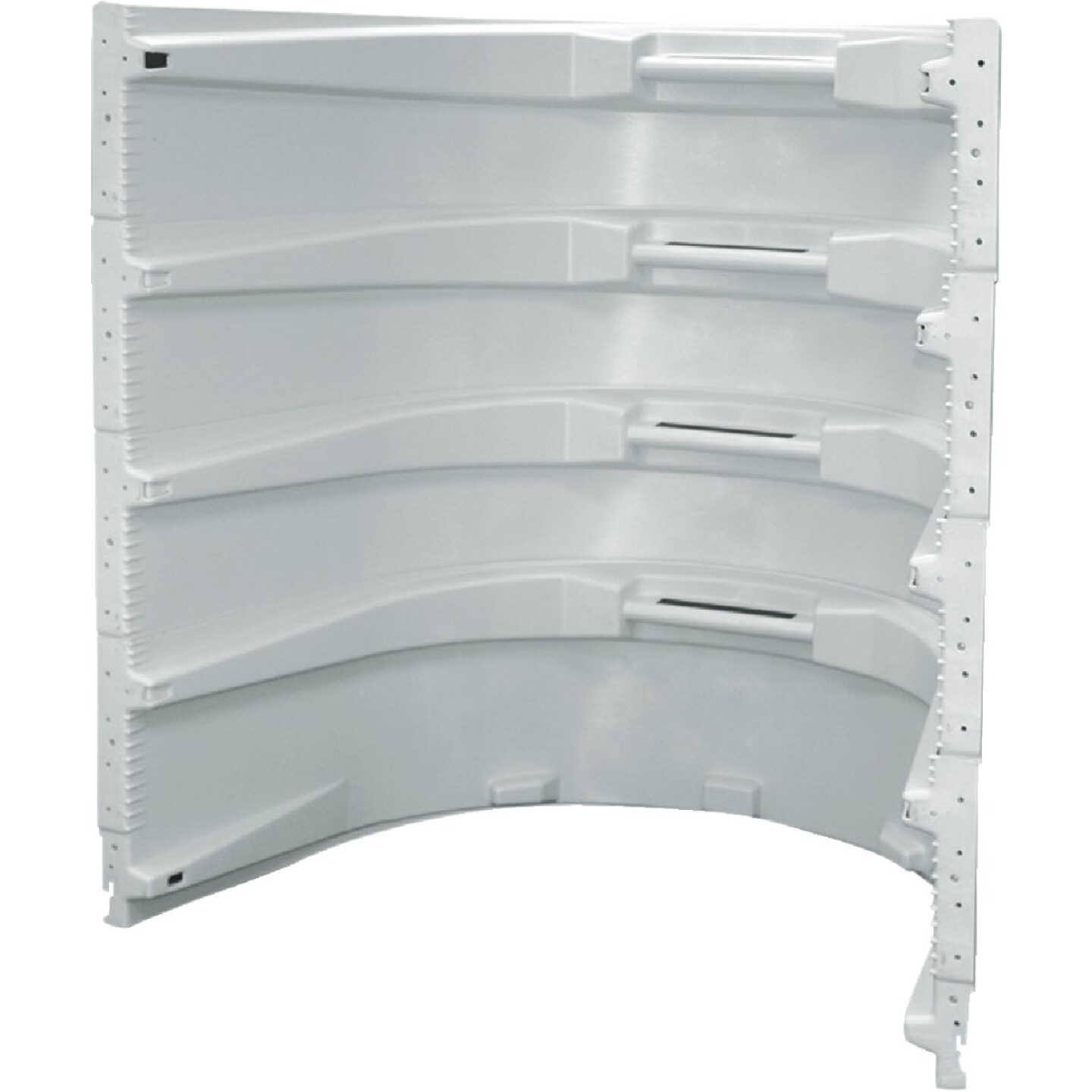 Wellcraft 21 In. x 61 In. Egress UV-Protected Polyethylene Window Well Image 1