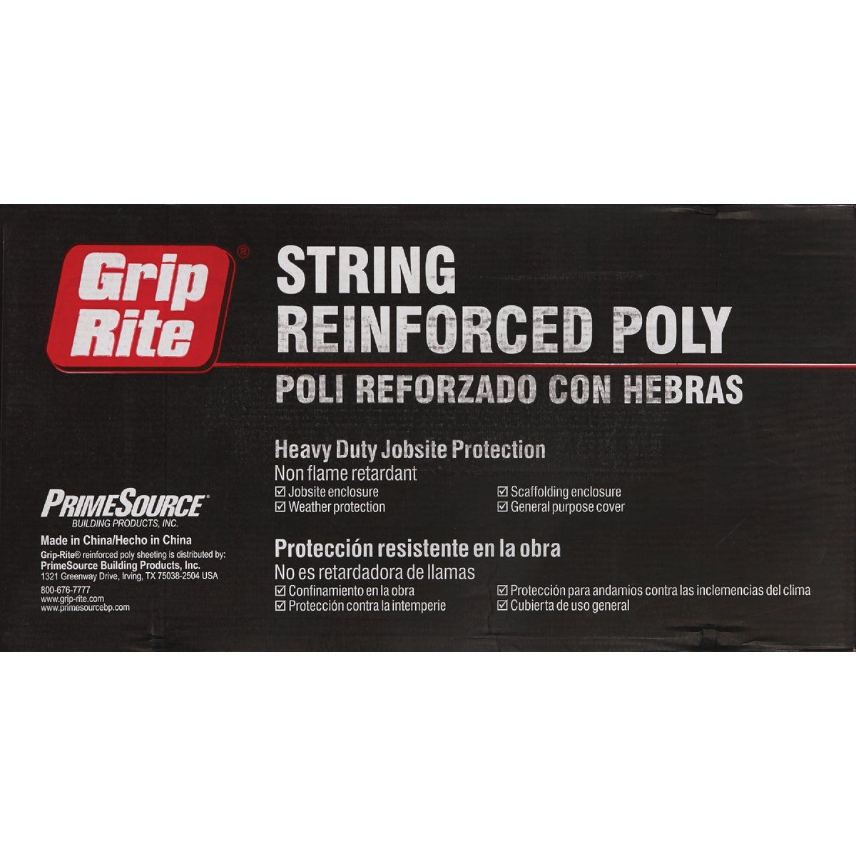 Grip-Rite 40 Ft. X 100 Ft. String Reinforced Poly Film Clear 4 Mil. Plastic Sheeting Image 2