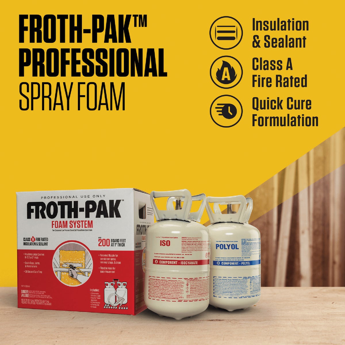 Froth-Pak 200 Insulation & Sealant Spray Foam System Image 2