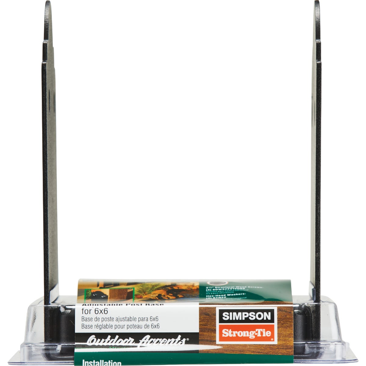 Simpson Strong-Tie Outdoor Accents ZMAX 6X6 Post Base Image 2