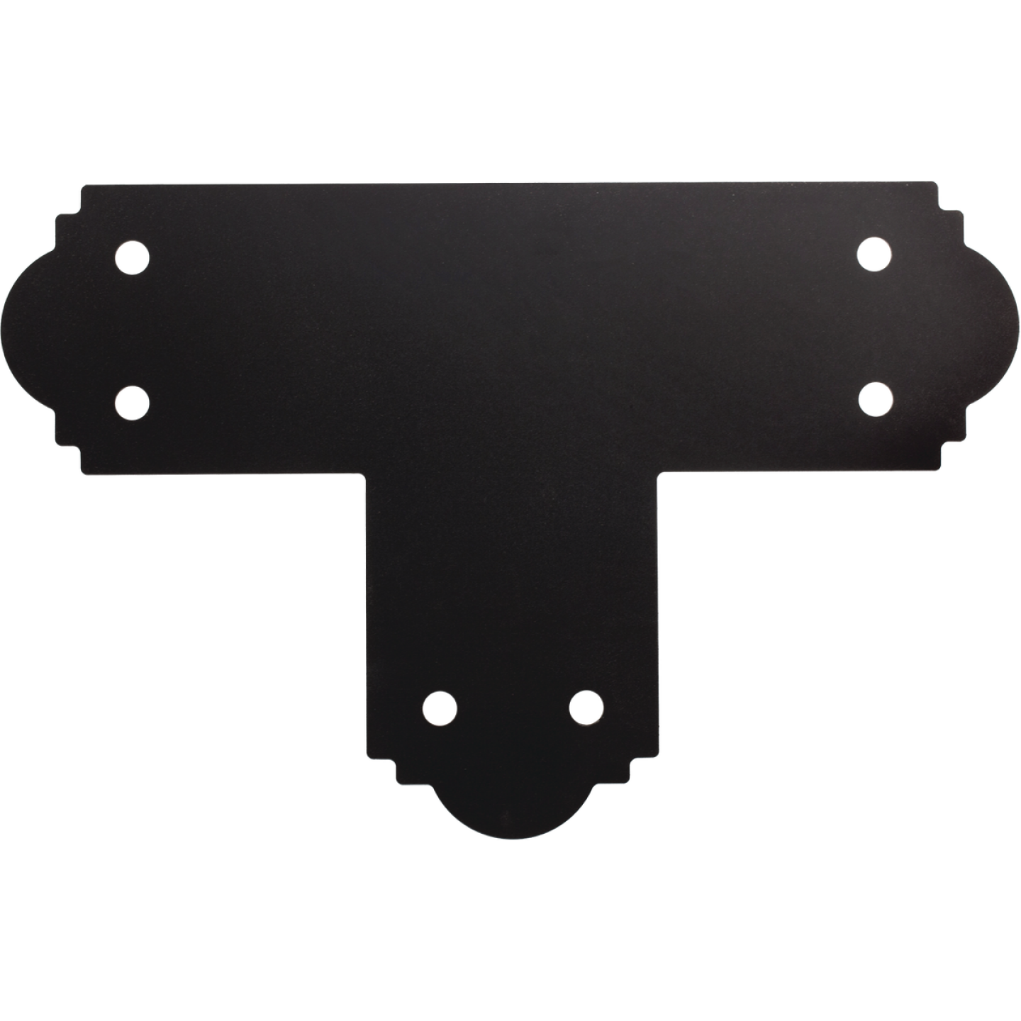 Simpson Strong-Tie Outdoor Accents Mission Collection ZMAX 6X6 Black T Strap Image 1