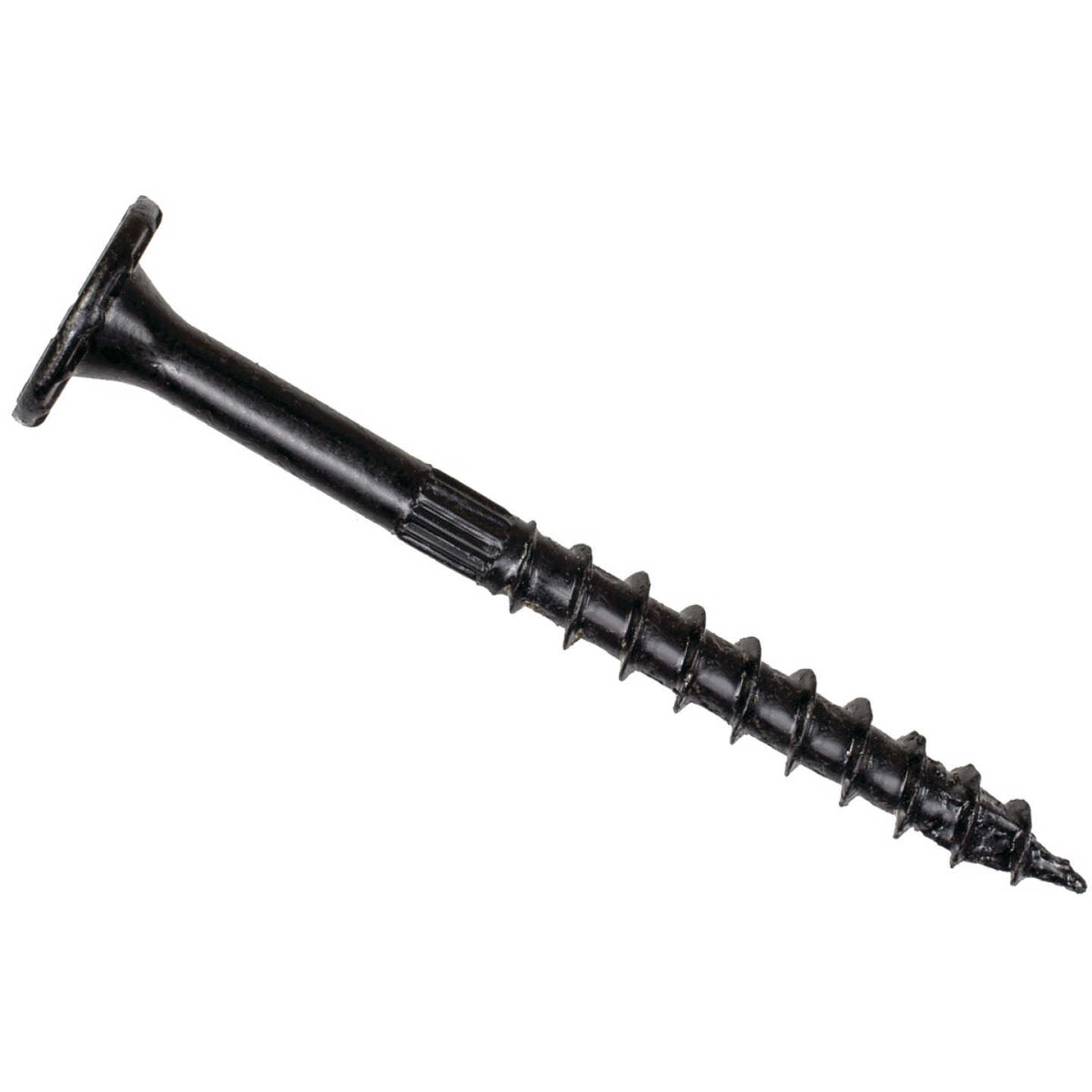 Outdoor Accents Structural Wood Screw .220 in. x 3-1/2 in. DB Coating, Black (50-Qty) Image 1
