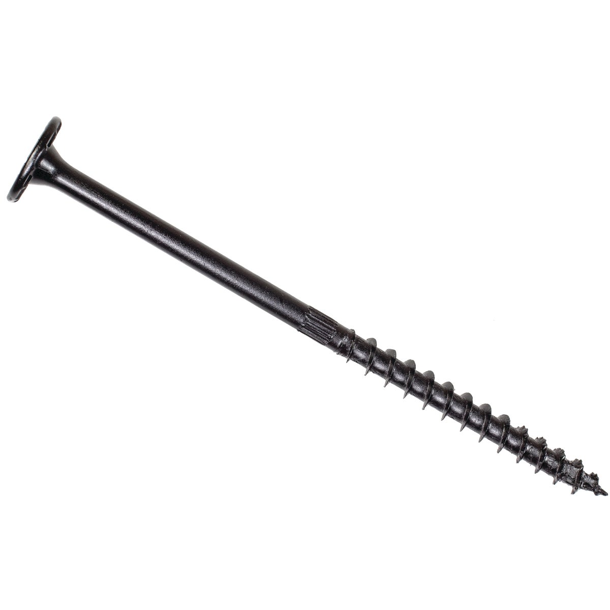 Outdoor Accents Structural Wood Screw  .220 in. x 5-1/2 in. DB Coating, Black (12-Qty) Image 1