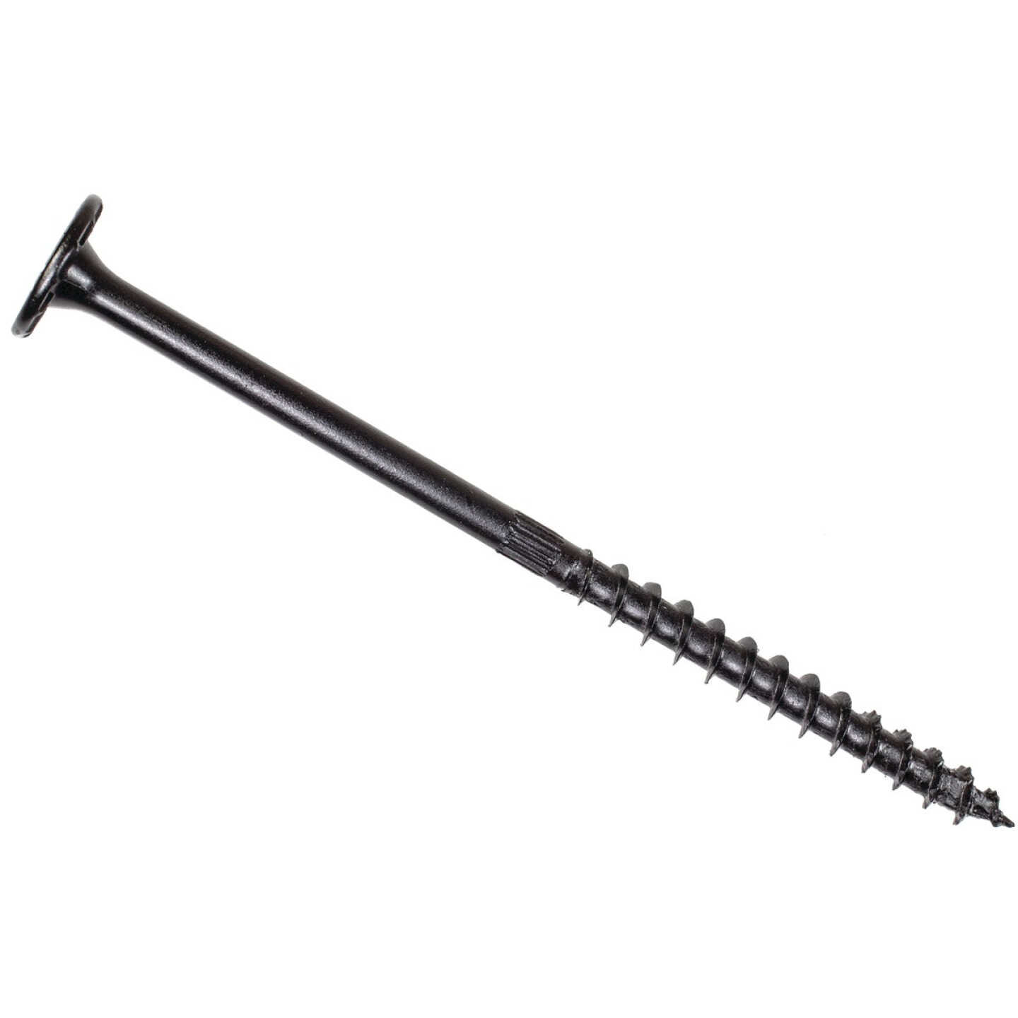 Outdoor Accents Structural Wood Screw .220 in. x 5-1/2 in. DB Coating, Black (12-Qty) Image 1