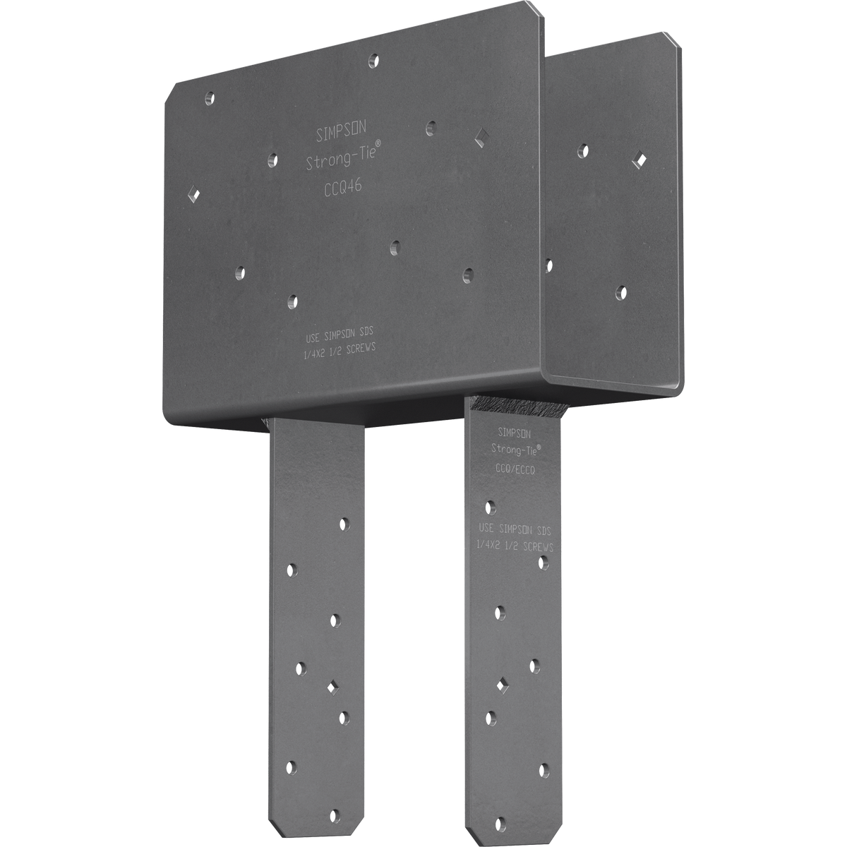 Simpson Strong-Tie 4 In. x 6 In. Galvanized Column Base