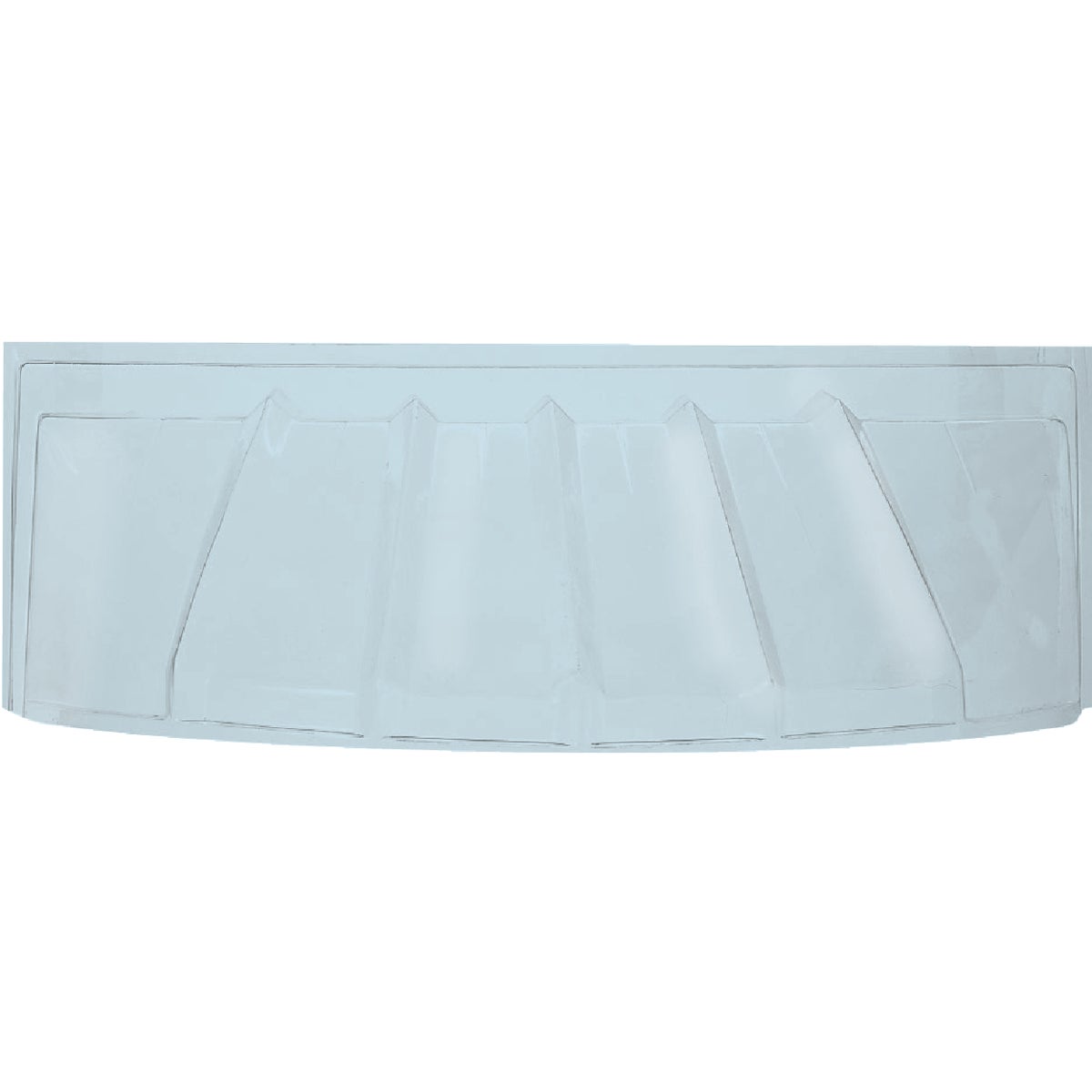 Shape Products 42 In. x 17 In. Round Ribbed Style Bubble Plastic Window Well Cover