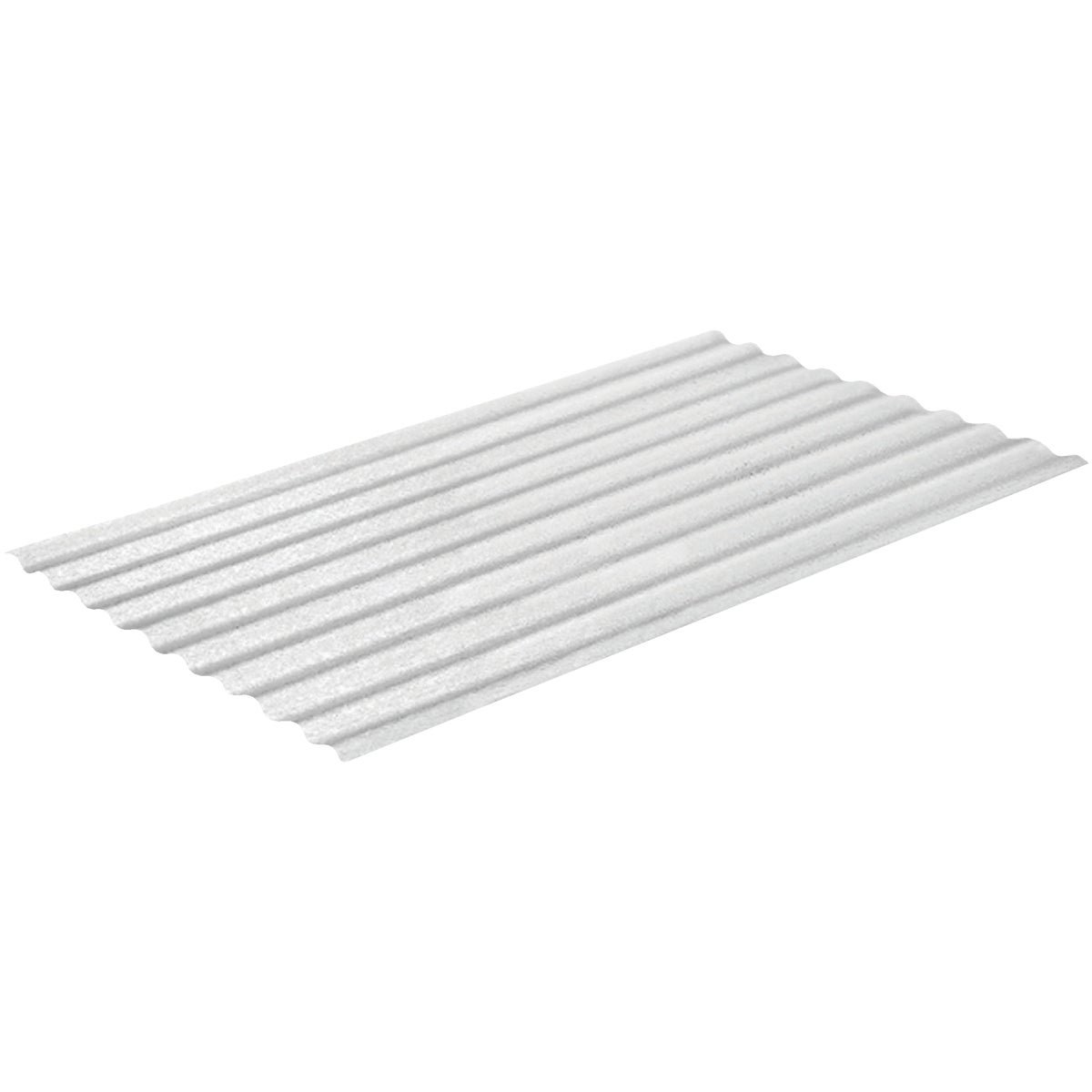 Sequentia WeatherGlaze 26 In. x 8 Ft. White Fiberglass Corrugated Panels Image 4