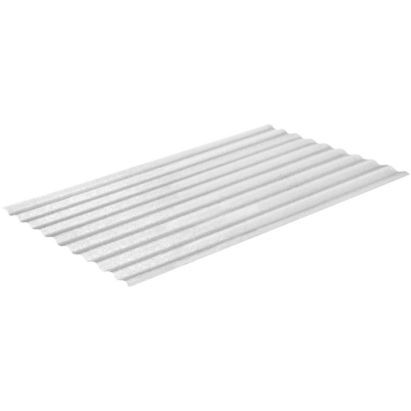 Sequentia WeatherGlaze 26 In. x 8 Ft. White Fiberglass Corrugated Panels Image 4