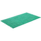 Sequentia WeatherGlaze 26 In. x 8 Ft. Green Fiberglass Corrugated Panels Image 1