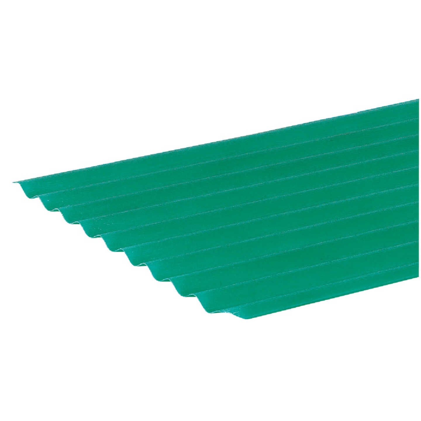Sequentia WeatherGlaze 26 In. x 8 Ft. Green Fiberglass Corrugated Panels Image 2