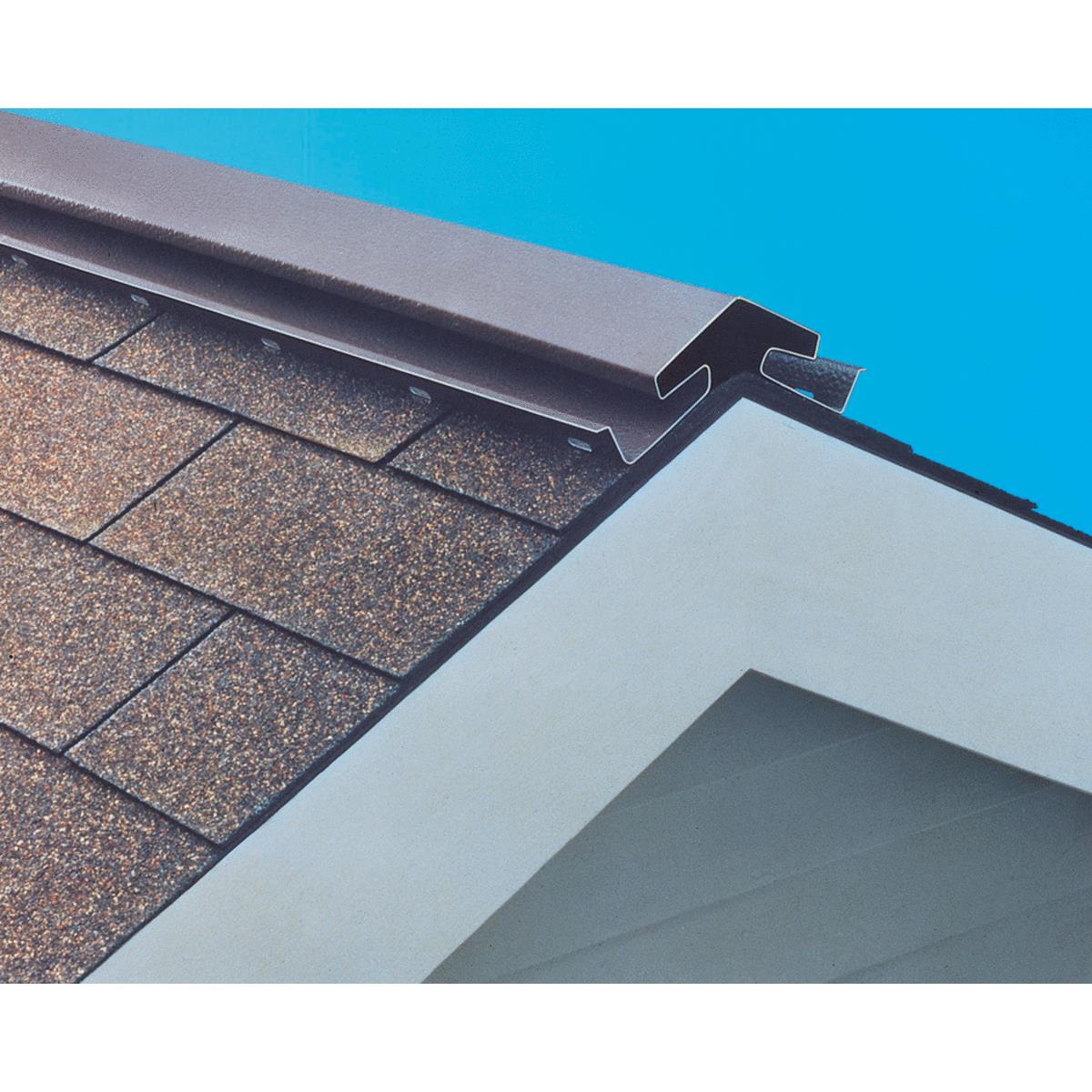 Air Vent 10 Ft. White Aluminum Continuous Unfiltered Ridge Vent