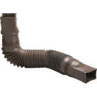 Amerimax Flex-A-Spout Brown Vinyl Downspout Extension Image 1