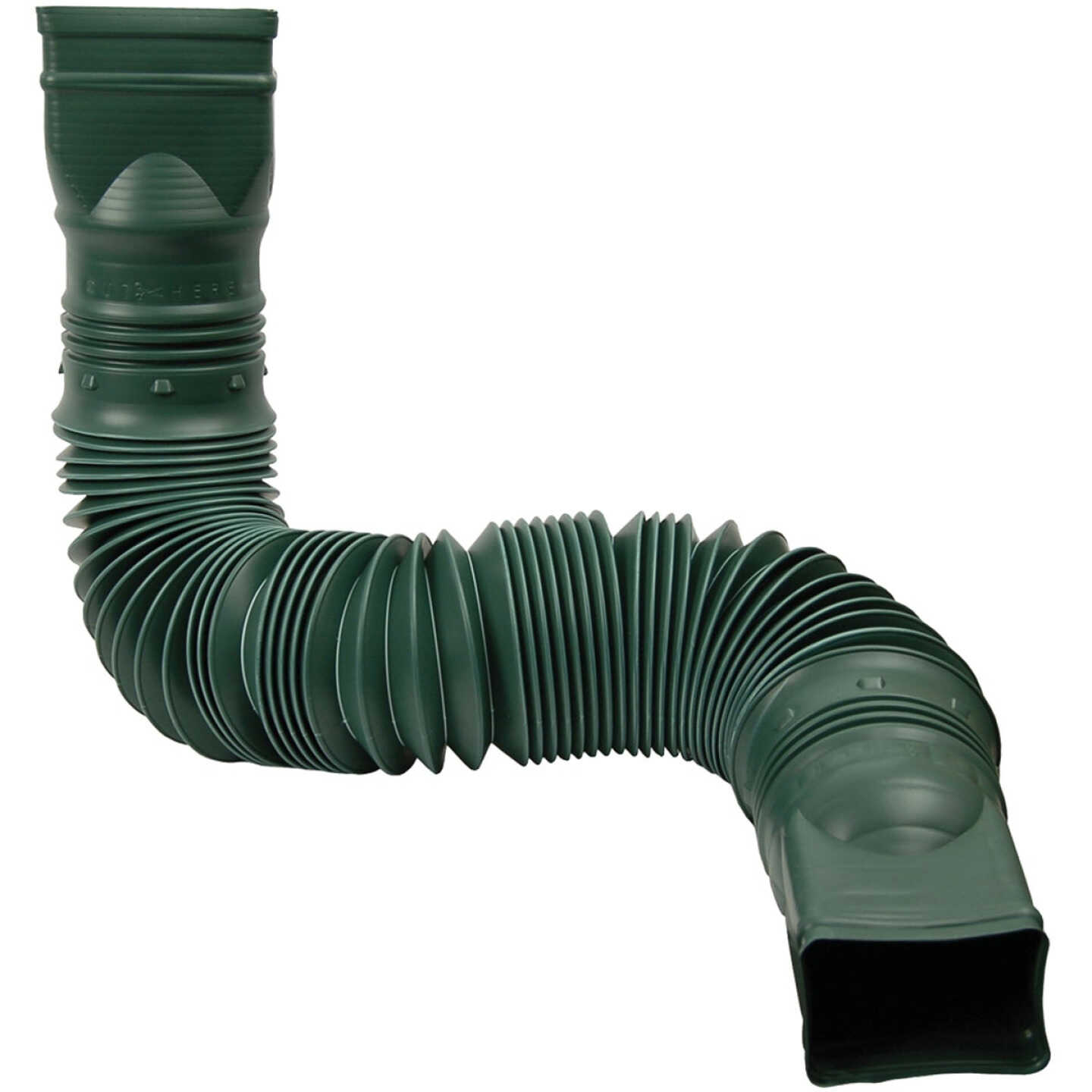 Amerimax Flex-A-Spout Green Vinyl Downspout Extension Image 1
