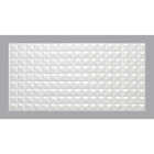 Parkland Performance SpectraTile Millennium 2 Ft. x 4 Ft. White PVC Diamond Pyramid Suspended Ceiling Tile Image 1