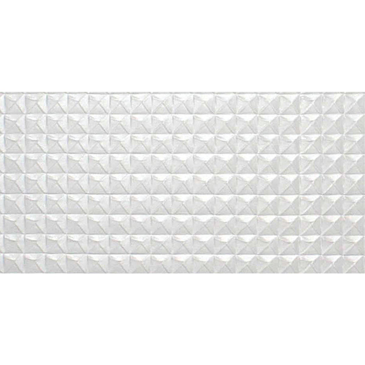 Parkland Performance SpectraTile Millennium 2 Ft. x 4 Ft. White PVC Diamond Pyramid Suspended Ceiling Tile  Image 3