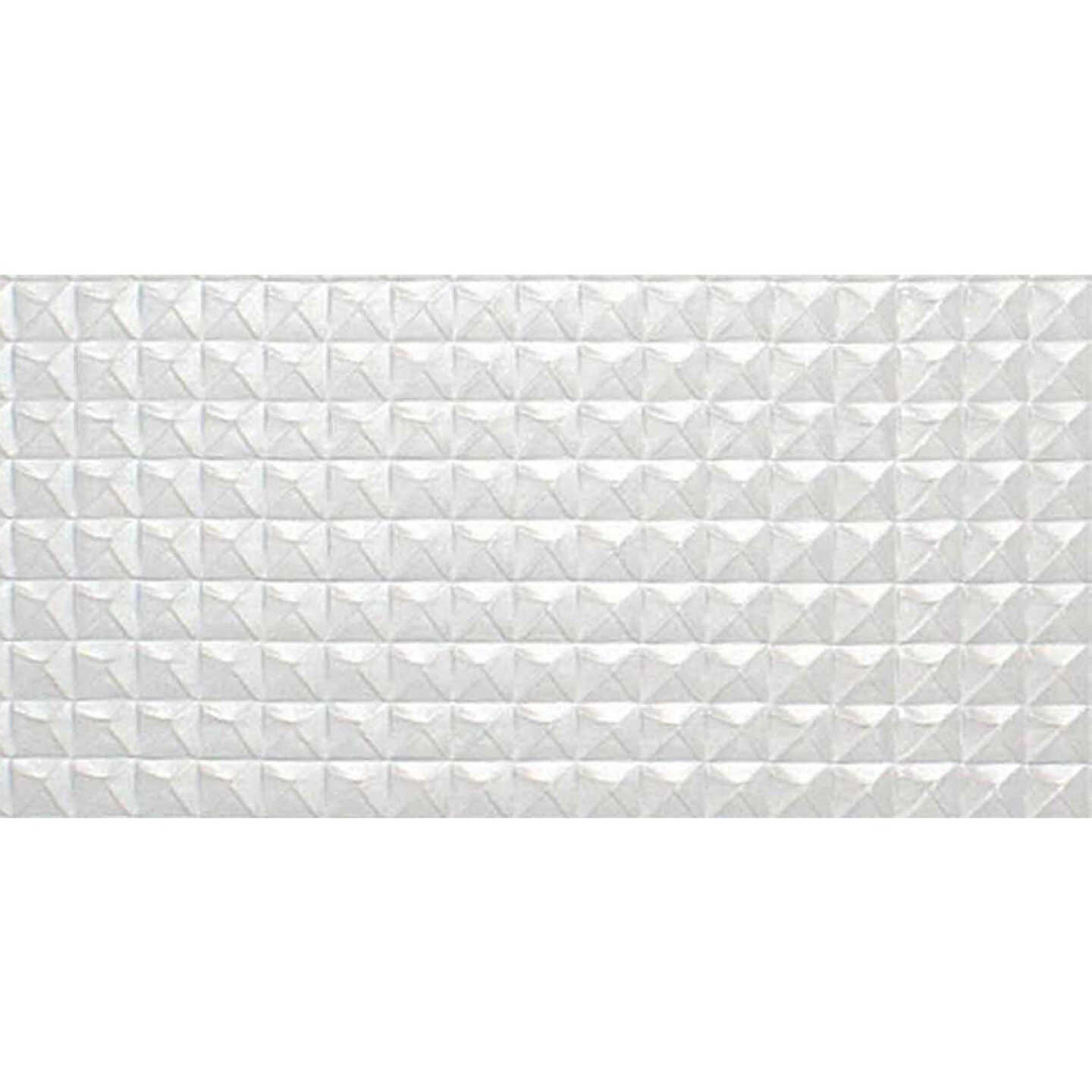 Parkland Performance SpectraTile Millennium 2 Ft. x 4 Ft. White PVC Diamond Pyramid Suspended Ceiling Tile Image 3