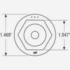 Simpson Strong-Tie Outdoor Accents Black Hex-Head Washer (24 Ct.) Image 2