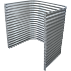 Lux-Right 48 In. x 42 In. Egress Galvanized Window Well Image 2