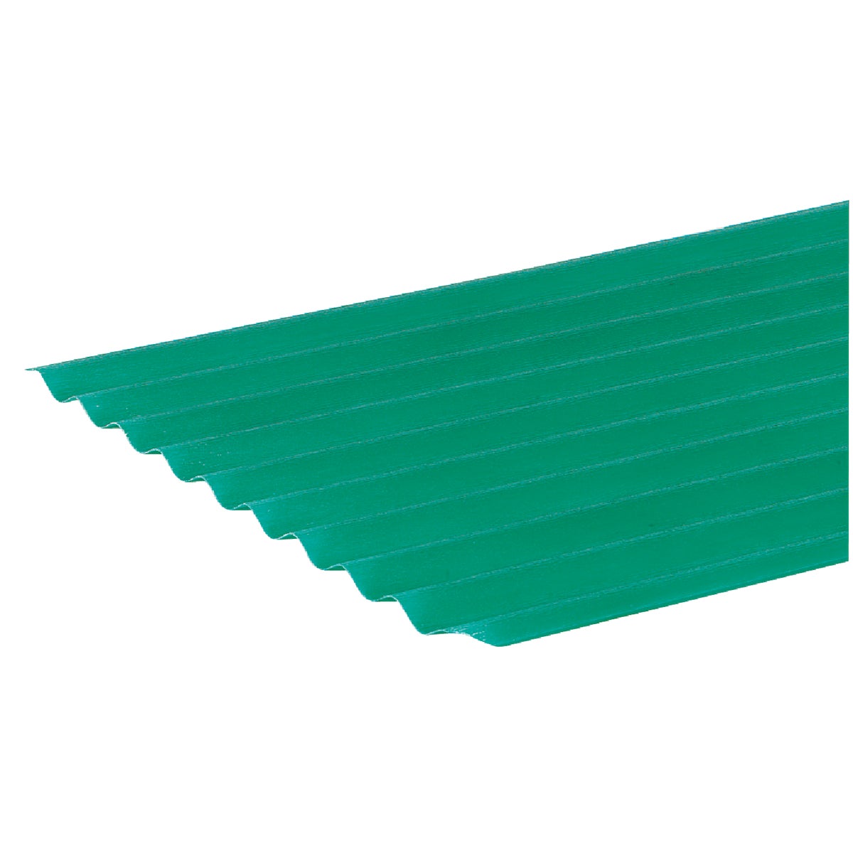 Sequentia WeatherGlaze 26 In. x 10 Ft. Green Round 1-Sided Fiberglass Corrugated Panels Image 2