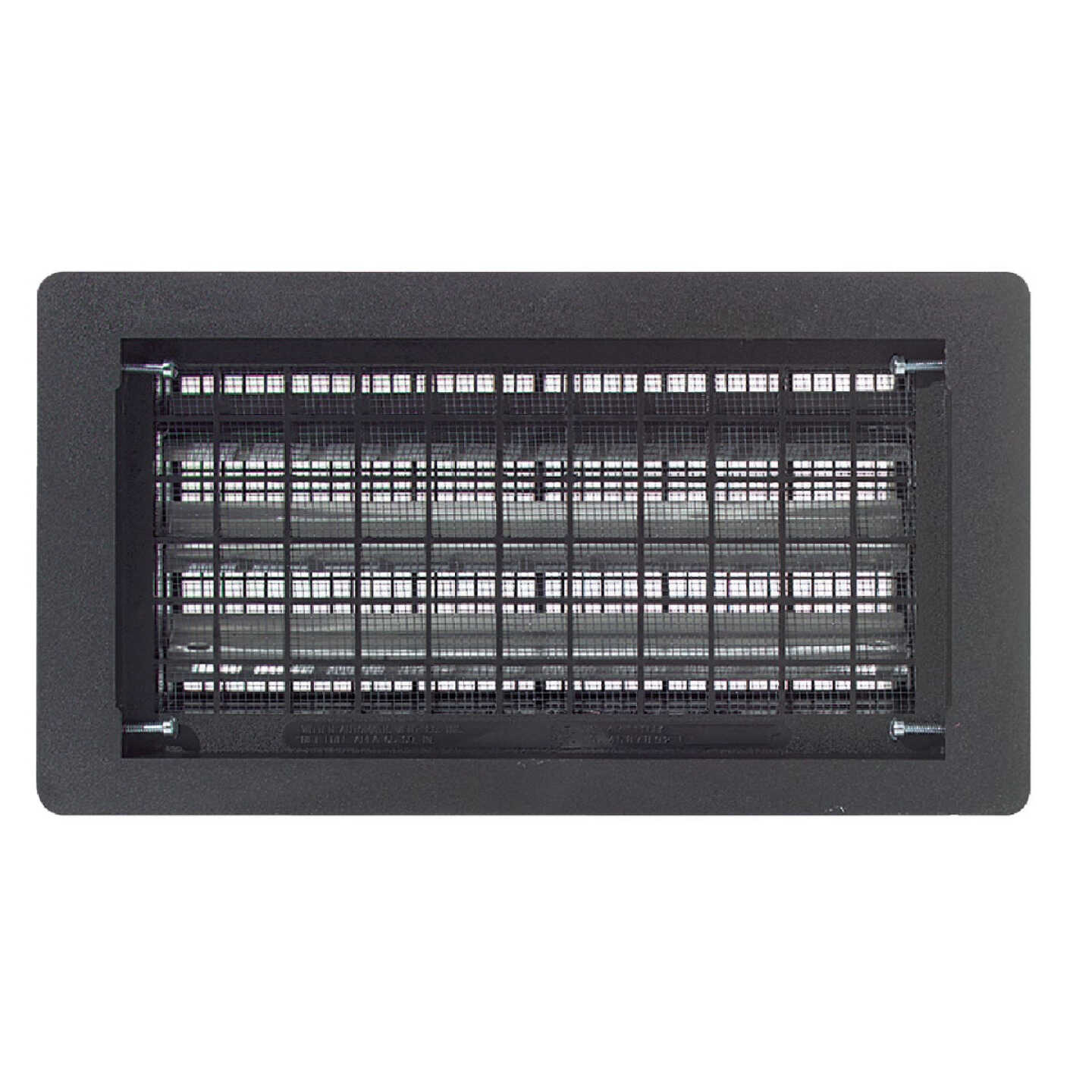 AirVent 8 In. x 16 In. Black Automatic Foundation Ventilator Image 1