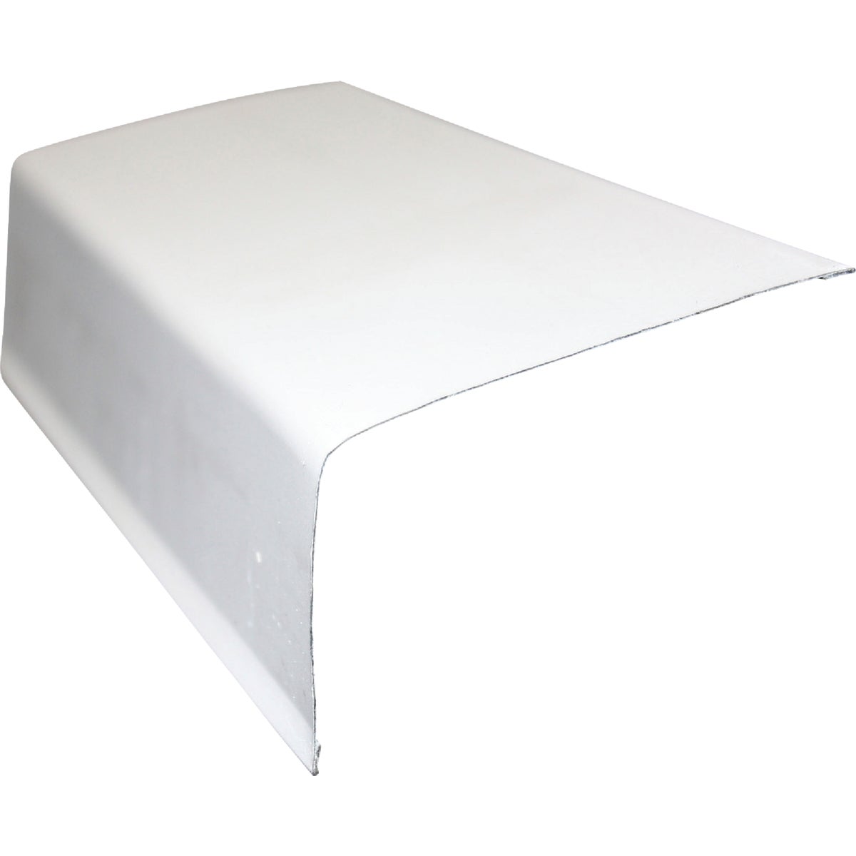 Klauer 2 In. X 3 In. Galvanized Steel Gutter Apron Flashing with Hems, Teritone