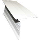 Klauer D-GA6 Galvanized Steel Gutter Apron Flashing, White Image 1