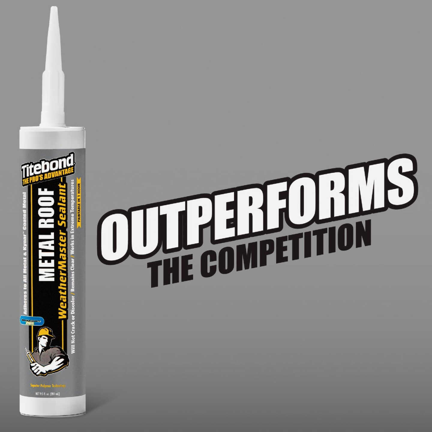 TiteBond Weathermaster 10 Oz. Off White Metal Roof Sealant Image 2