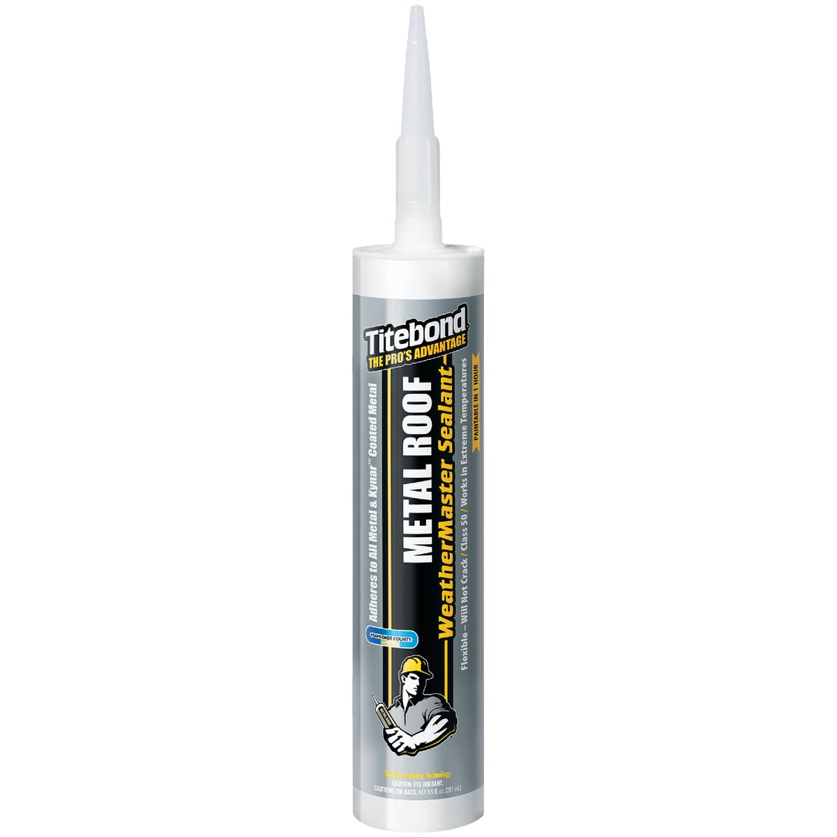 TiteBond Weathermaster 10 Oz. Black Metal Roof Sealant Image 8