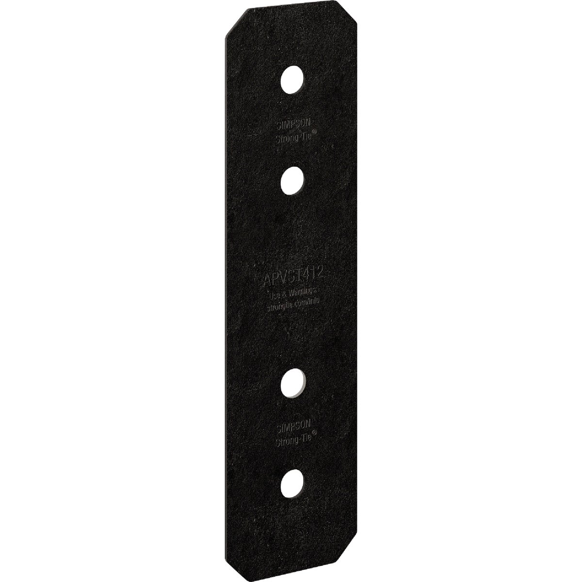 Simpson Strong-Tie Outdoor Accents Avant Collection ZMAX 4X 3 In. x 11-1/4 In. Black Strap Image 5