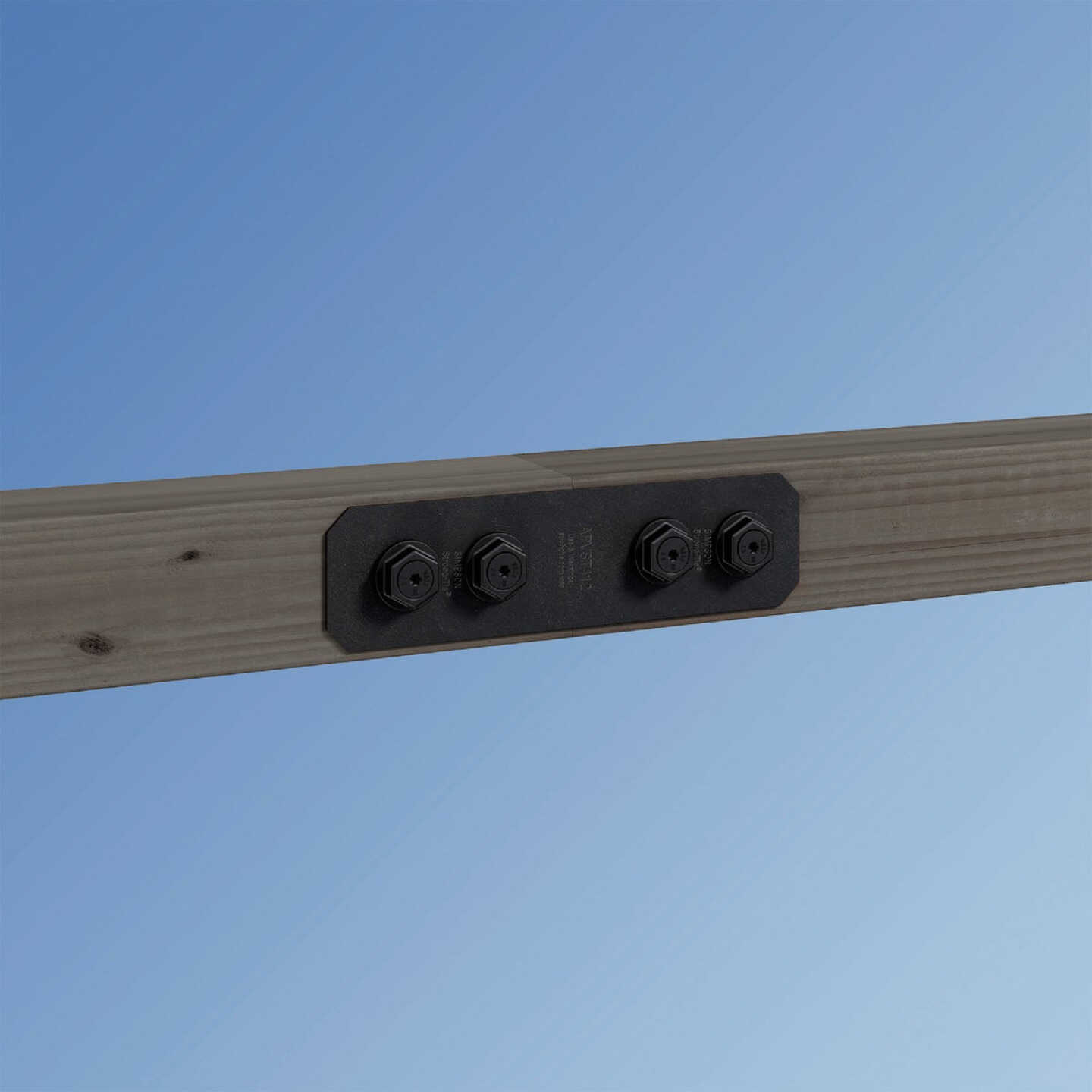 Simpson Strong-Tie Outdoor Accents Avant Collection ZMAX 4X 3 In. x 11-1/4 In. Black Strap Image 3