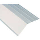 Amerimax 5 In. Galvanized Steel Roof Apron Flashing, White Image 1