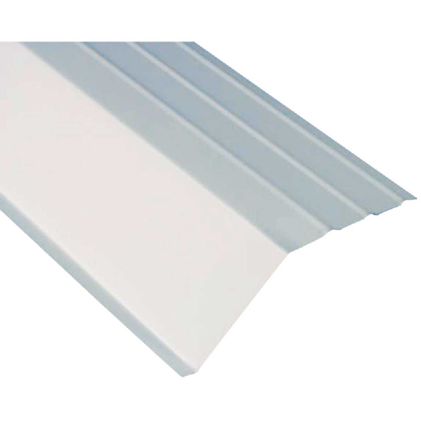 Amerimax 5 In. Galvanized Steel Roof Apron Flashing, White Image 1