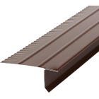 Amerimax F5 Galvanized Steel Drip Edge Flashing, Brown Image 1