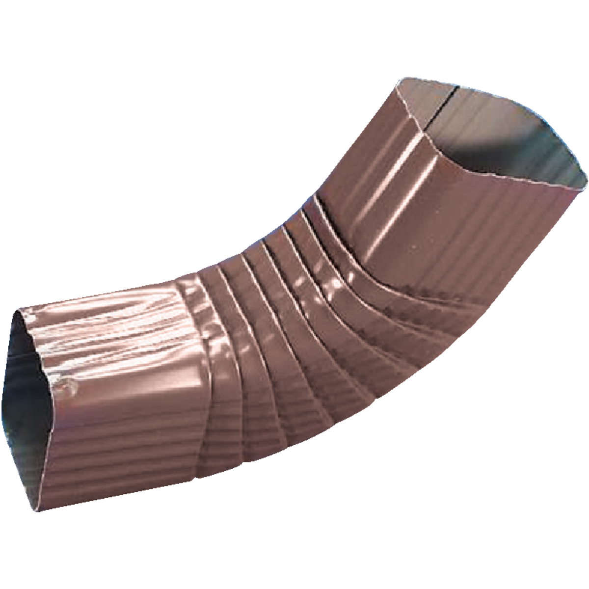 Amerimax 2 x 3 In. Galvanized Brown Side Downspout Elbow Image 1