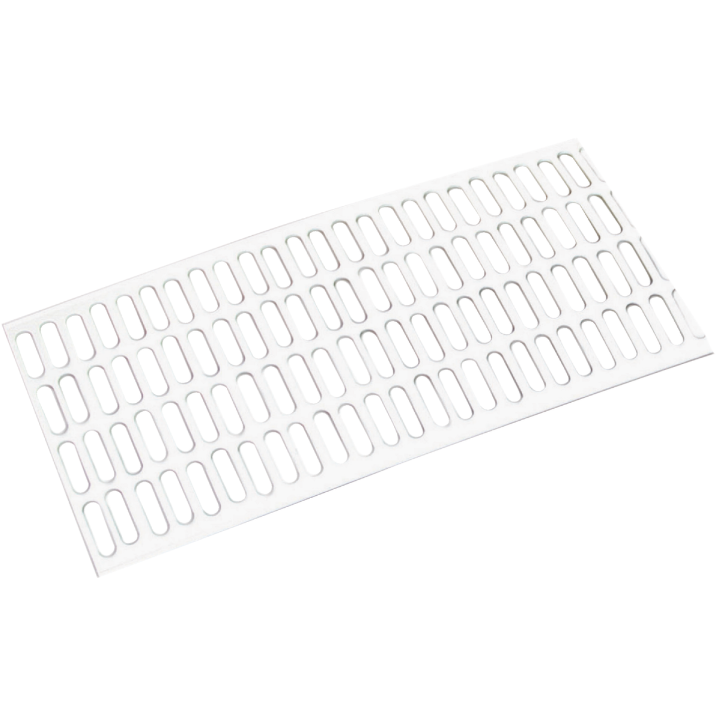 Amerimax 4-1/2 In. x 5 Ft. White Vinyl Leaf Guard for Contemporary Vinyl Gutter Image 1