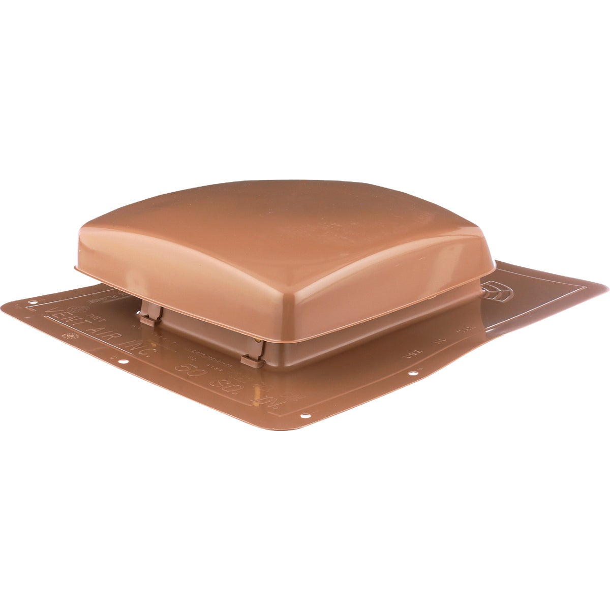 NorWesco 50 Sq. In. UV Resistant Polyethylene Roof Vent, Light Brown