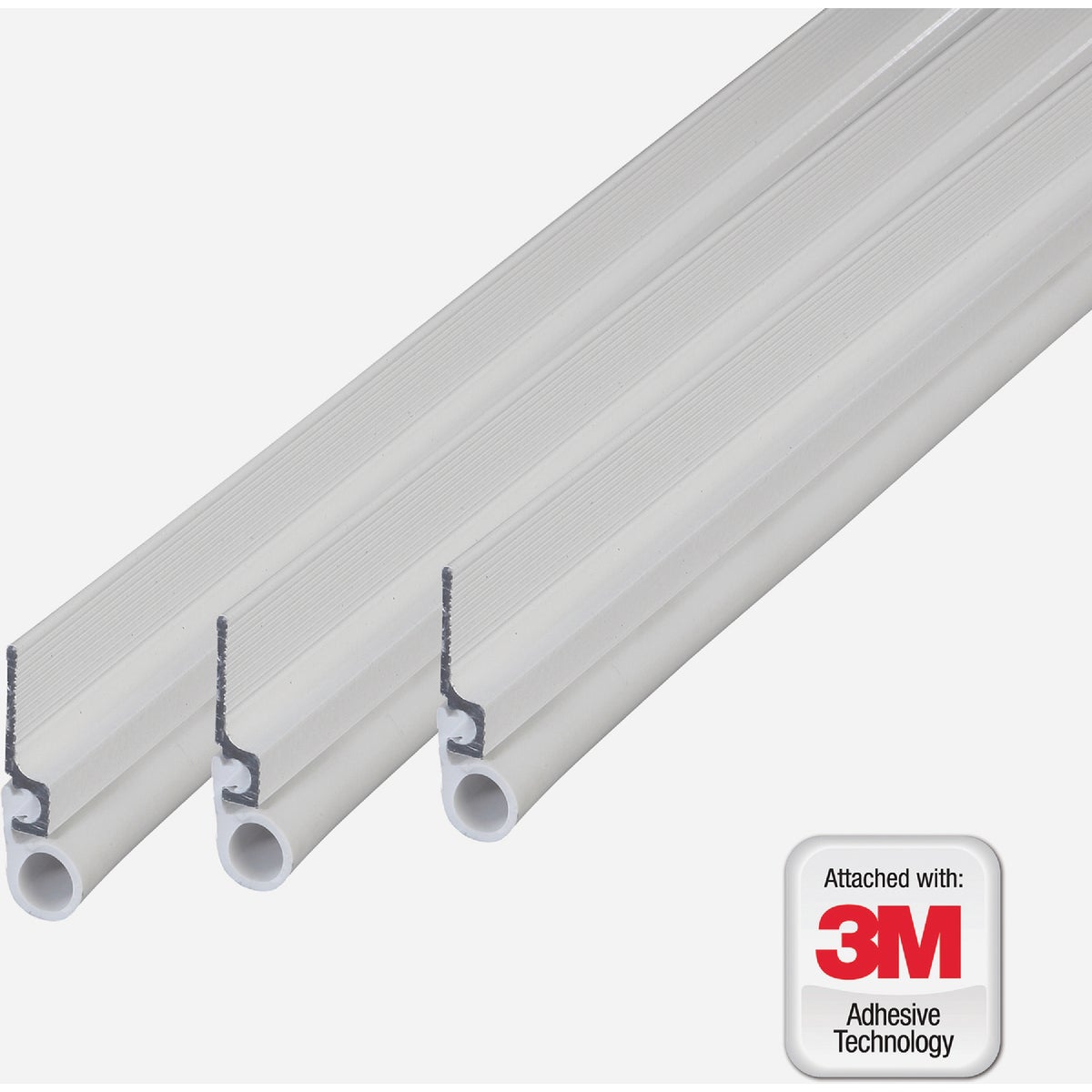 M-D Building Products Aluminum and Vinyl CINCH Self-Adhesive Top and Sides Door Seal Kit, White Image 2