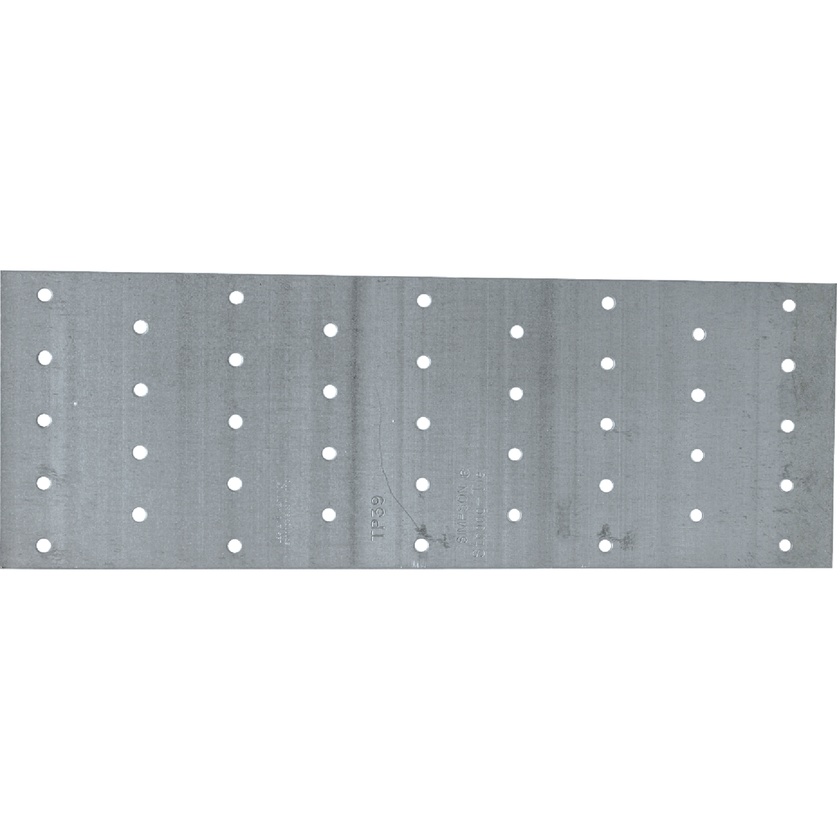 Simpson Strong-Tie 3-1/8 In. W x 9 In. L 20 ga Galvanized Steel Tie Plate