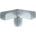 Simpson Strong-Tie ZMAX Rigid Tie 18 ga Galvanized Steel Corner Post Connector Image 1