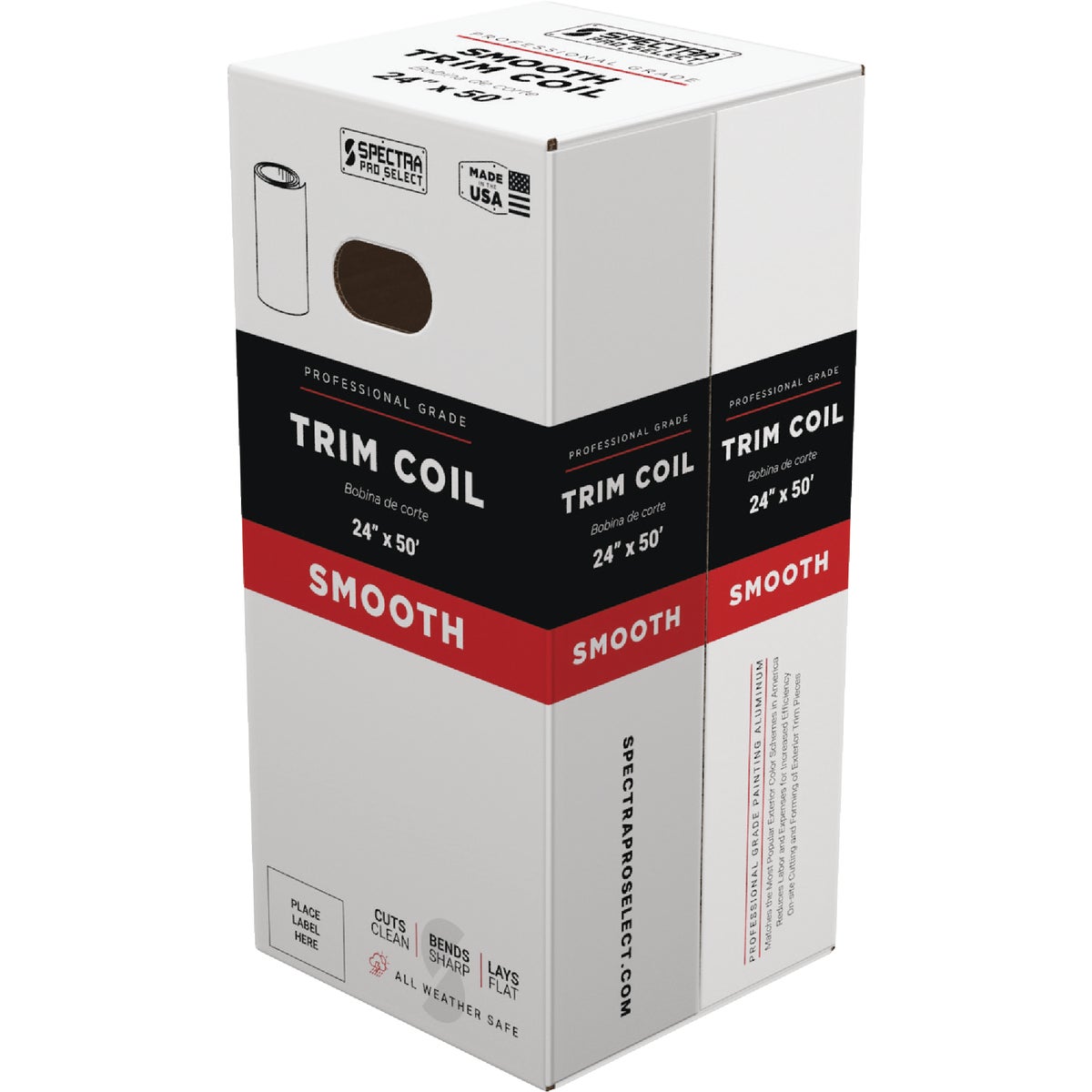 Spectra Metals 24 In. x 50 Ft. Clay Painted Aluminum Trim Coil Image 3