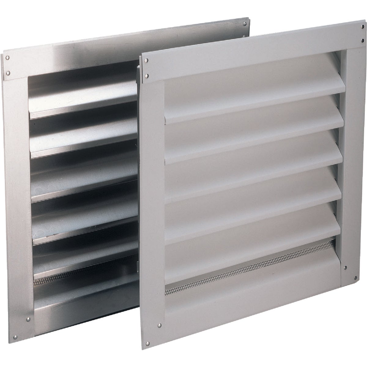 AirVent 8" x 8" Square White Gable Attic Vent