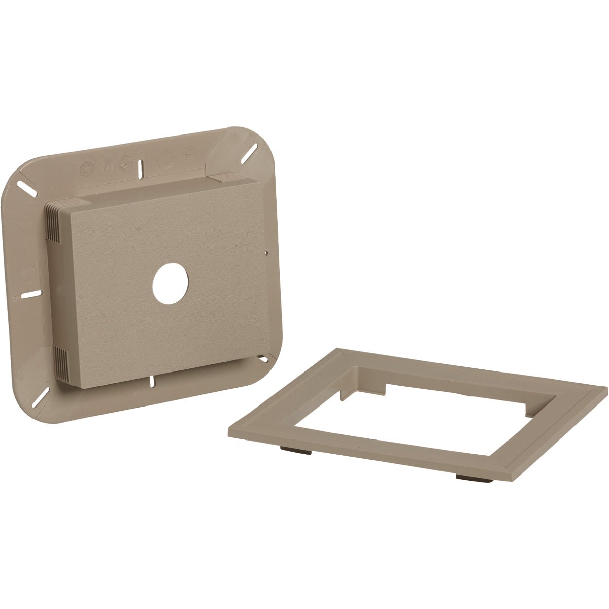 Ply Gem 7-1/4 In. x 8-1/8 In. Clay Vinyl Mounting Blocks Image 3