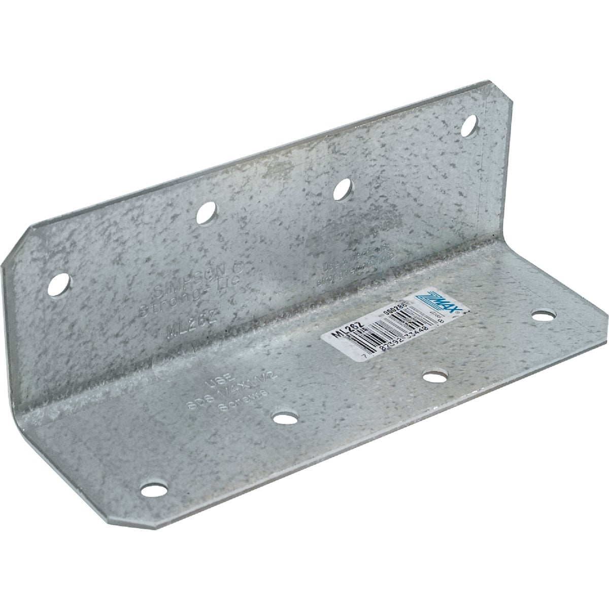 Simpson Strong-Tie ZMAX 2 In. x 6 In. 12 ga Galvanized Medium L Angle