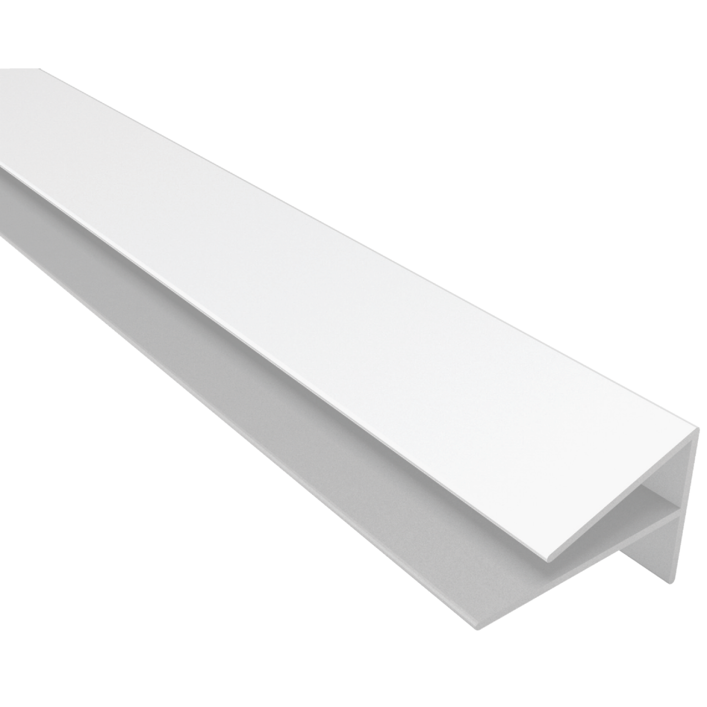 ACP Bath & Kitchen 1/8 In. x 8 Ft. White PVC Outside Corner Wall Paneling Molding Image 1