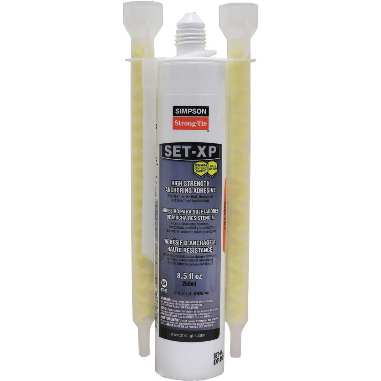 Simpson Strong Tie 8.5 Oz. High-Strength Epoxy Adhesive with Nozzle & Extension Image 1