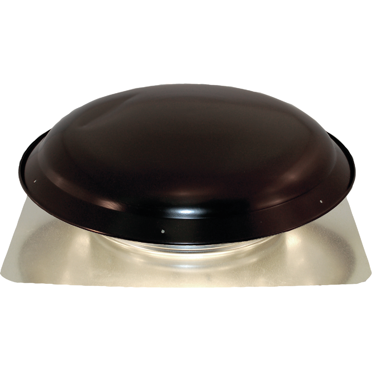 Ventamatic Cool Attic 15" Galvanized Steel Black Static Roof Mount Attic Vent Image 1